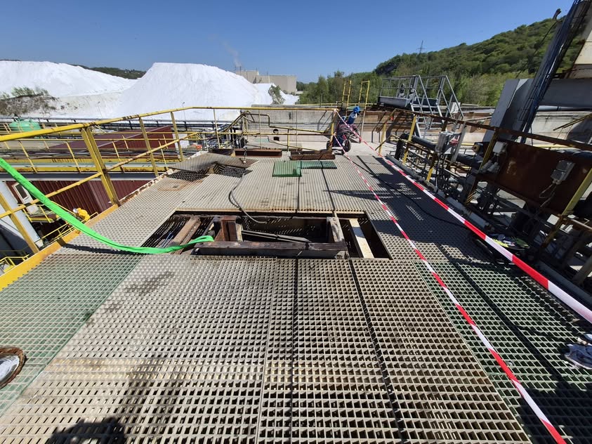Chantier d’upgrade d’un agitateur de cuve — vue 10