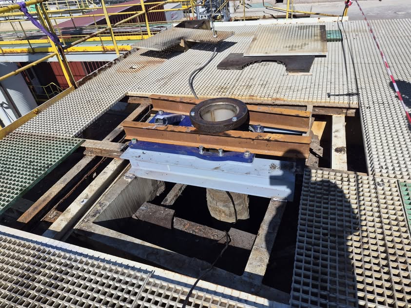 Chantier d’upgrade d’un agitateur de cuve — vue 12
