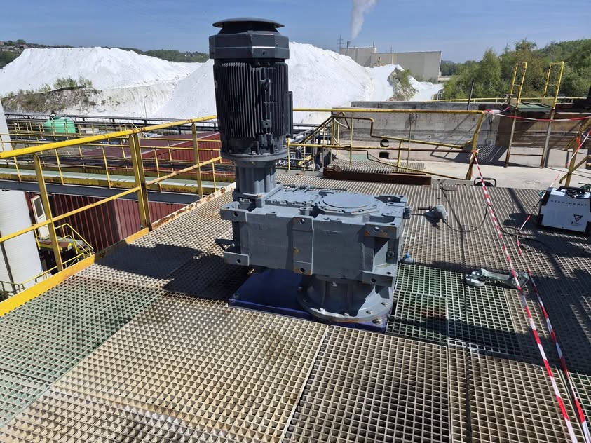 Chantier d’upgrade d’un agitateur de cuve — vue 17