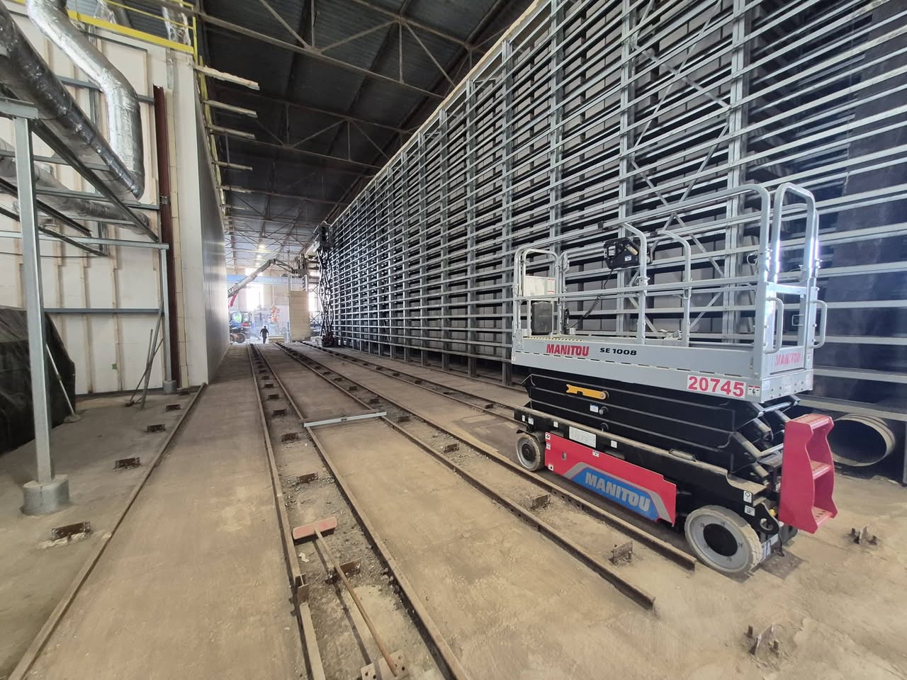 Fin d’une étape du chantier de démontage industriel